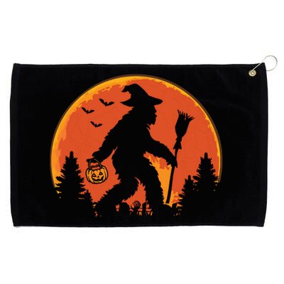 Bigfoot Pumpkin Halloween Costume Sasquatch Grommeted Golf Towel