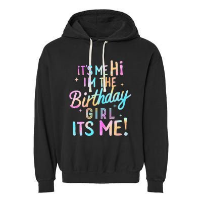 Birthday Party Hi Its Me Im The Birthday Garment-Dyed Fleece Hoodie