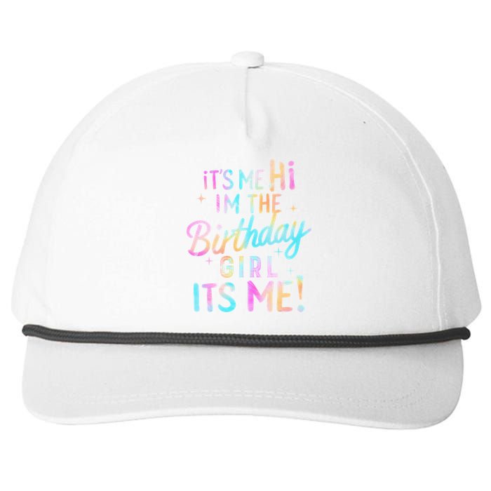 Birthday Party Hi Its Me Im The Birthday Snapback Five-Panel Rope Hat