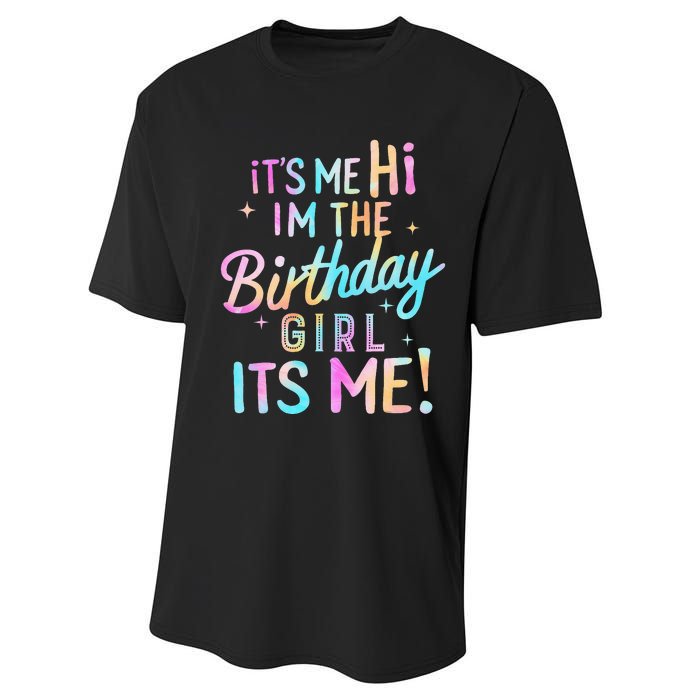 Birthday Party Hi Its Me Im The Birthday Performance Sprint T-Shirt