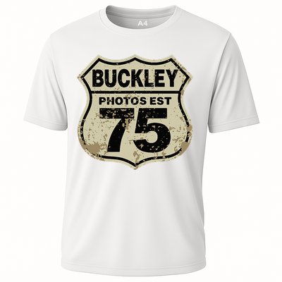 Buckley Photos Highway Sign Performance Shirt