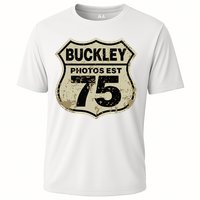 Buckley Photos Highway Sign Cooling Performance Crew T-Shirt