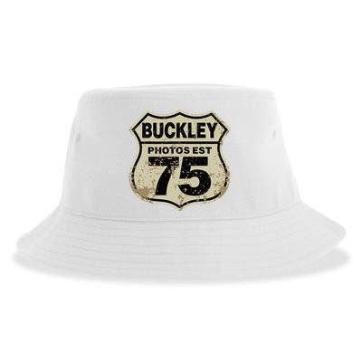 Buckley Photos Highway Sign Sustainable Bucket Hat