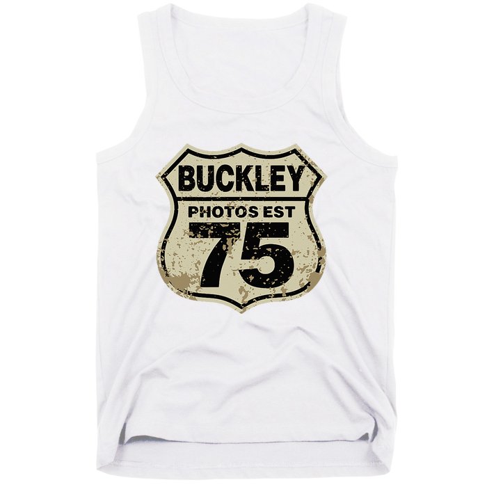 Buckley Photos Highway Sign Tank Top