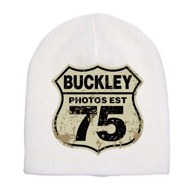 Buckley Photos Highway Sign Short Acrylic Beanie