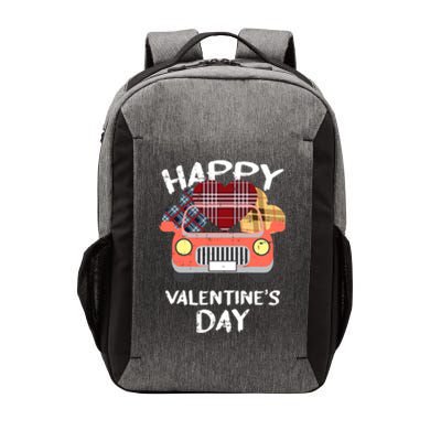 Buffalo Plaid Heart Valentines Day Funny Gift For Her Funny Gift Vector Backpack