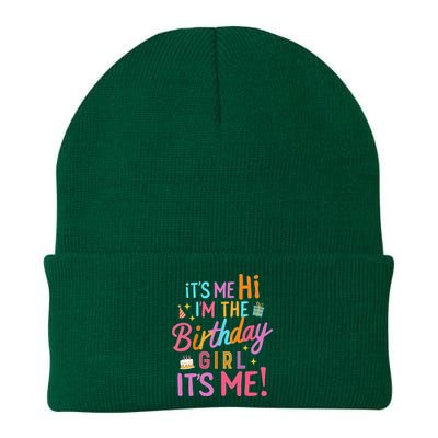 Birthday Party Hi Its Me Im The Birthday Girl Knit Cap Winter Beanie