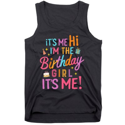 Birthday Party Hi Its Me Im The Birthday Tank Top