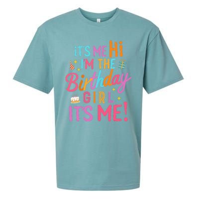 Birthday Party Hi Its Me Im The Birthday Sueded Cloud Jersey T-Shirt