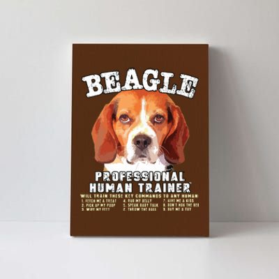 Beagle Professional Human Trainer Canvas