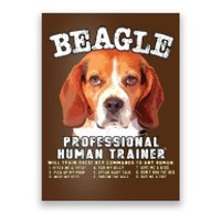 Beagle Professional Human Trainer Poster