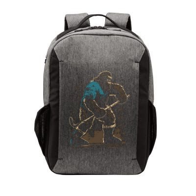 Bigfoot Playing Hockey Vector Backpack