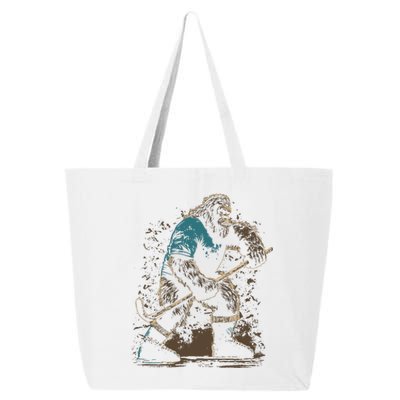 Bigfoot Playing Hockey 25L Jumbo Tote