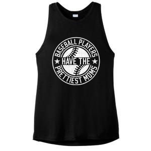 Baseball Players Have The Prettiest Moms Funny Baseball Ladies PosiCharge Tri-Blend Wicking Tank