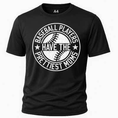 Baseball Players Have The Prettiest Moms Funny Baseball Cooling Performance Crew T-Shirt