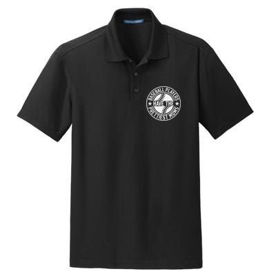 Baseball Players Have The Prettiest Moms Funny Baseball Dry Zone Grid Polo