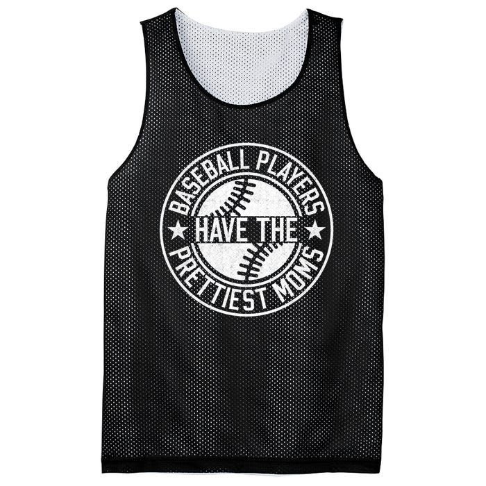 Baseball Players Have The Prettiest Moms Funny Baseball Mesh Reversible Basketball Jersey Tank