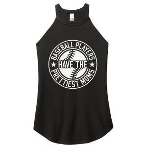 Baseball Players Have The Prettiest Moms Funny Baseball Women's Perfect Tri Rocker Tank