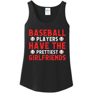 Baseball players have the prettiest girlfriends baseball Ladies Essential Tank