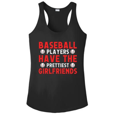 Baseball players have the prettiest girlfriends baseball Ladies PosiCharge Competitor Racerback Tank