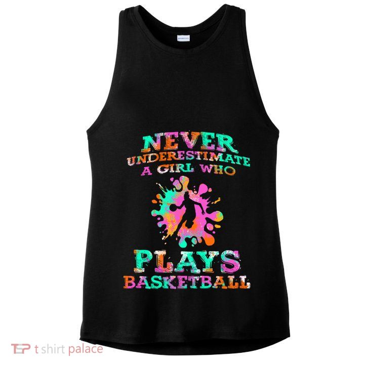 Basketball Player Hoops Streetball Baller Basketball Gift Ladies PosiCharge Tri-Blend Wicking Tank