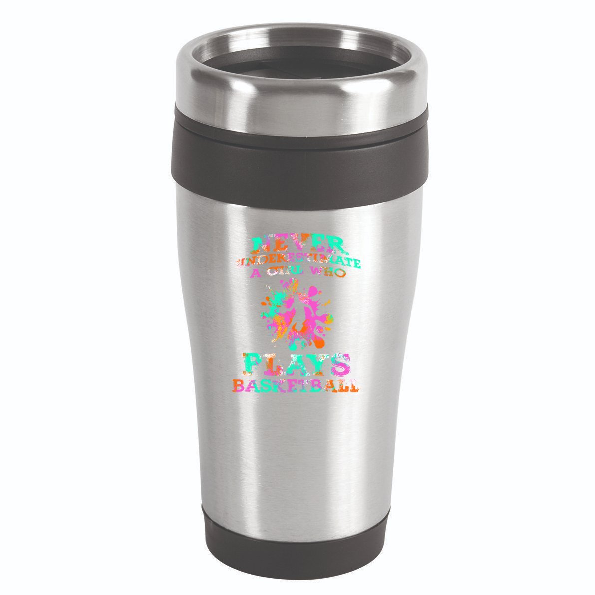 Basketball Player Hoops Streetball Baller Basketball Gift 16oz Travel Tumbler