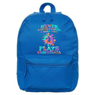 Basketball Player Hoops Streetball Baller Basketball Gift 16 in Basic Backpack