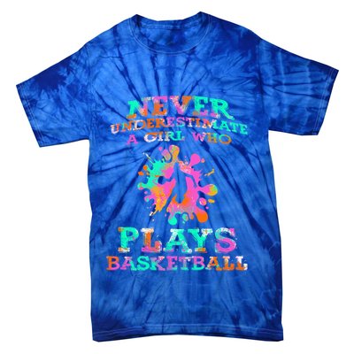 Basketball Player Hoops Streetball Baller Basketball Gift Tie-Dye T-Shirt