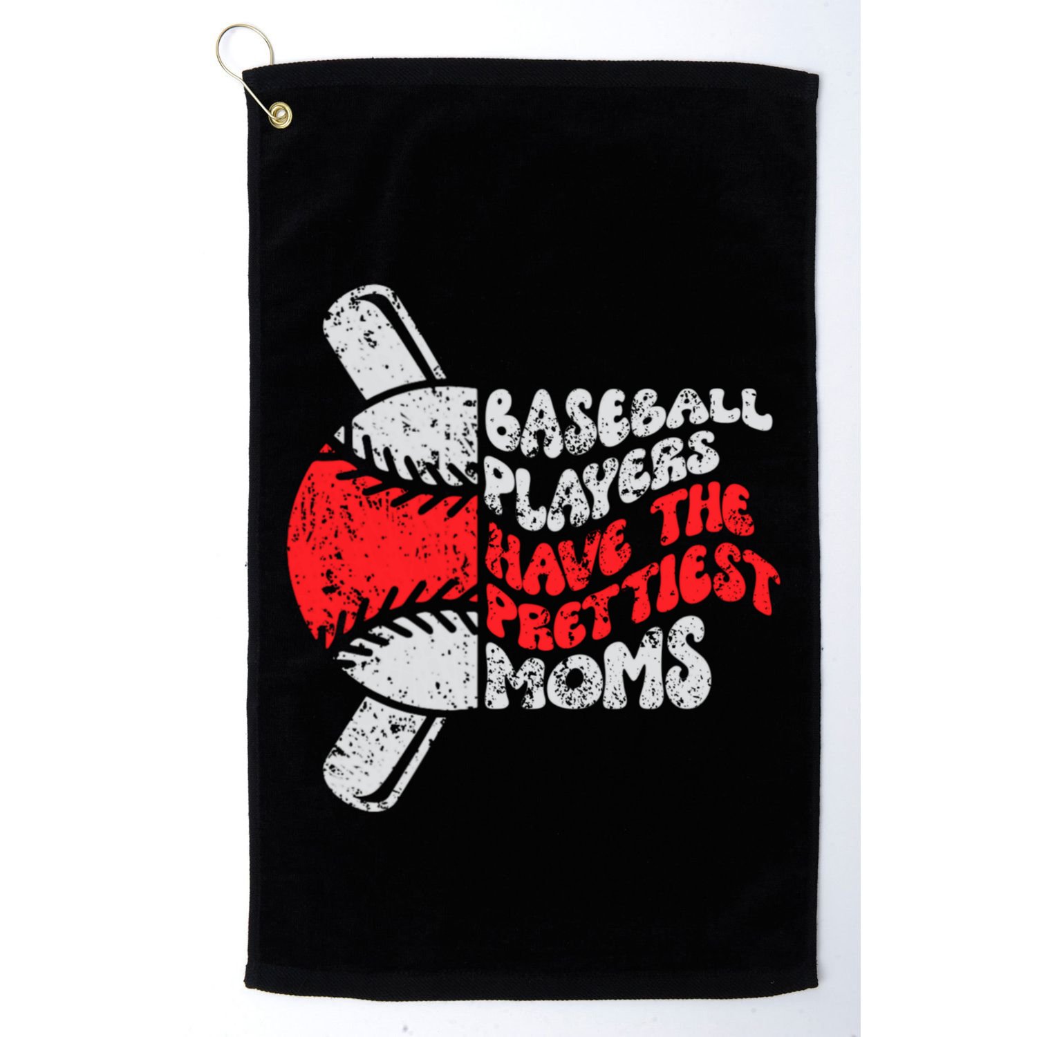 Baseball Players Have The Prettiest Moms Funny Baseball Golf Towel
