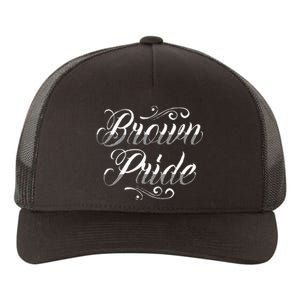 Brown Pride Hispanic Latino American Chicano Mexican Yupoong Adult 5-Panel Trucker Hat