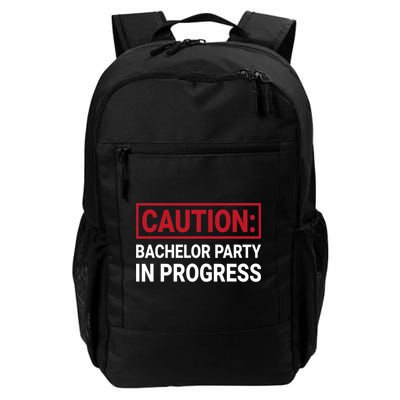 Bachelor Party In Progress Stag Groomsmen Getaway Wedding Backpack