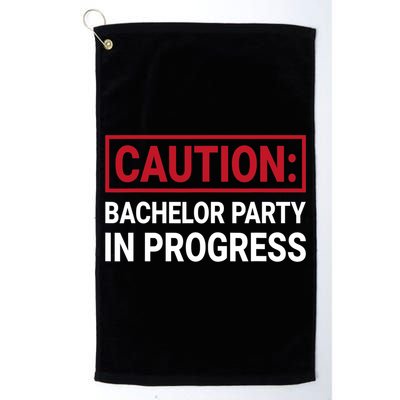 Bachelor Party In Progress Stag Groomsmen Getaway Wedding Golf Towel