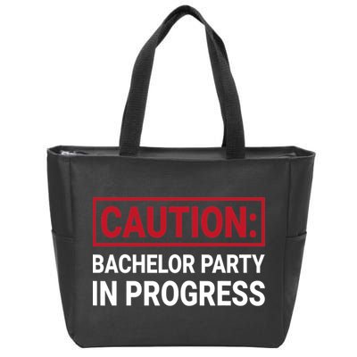 Bachelor Party In Progress Stag Groomsmen Getaway Wedding Zip Tote Bag