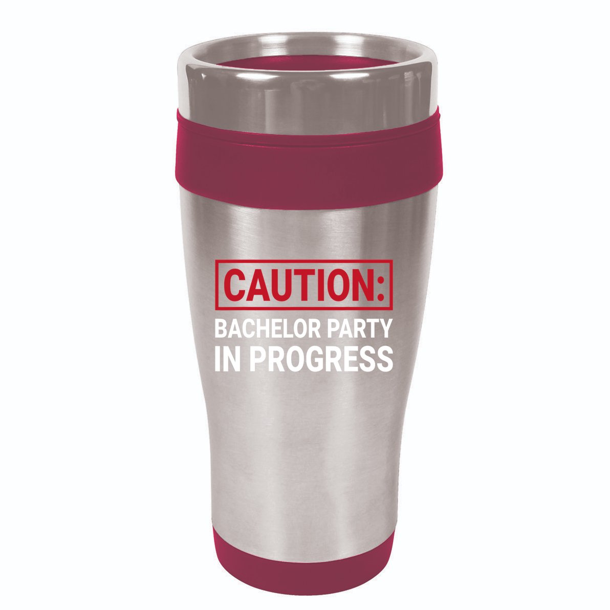 Bachelor Party In Progress Stag Groomsmen Getaway Wedding 16oz Travel Tumbler