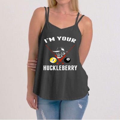 Billiards Pool Im Your Huckleberry Women's Strappy Tank