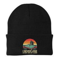 Billiard Pool I Never Lose Either Win Or I Learn Knit Cap Winter Beanie