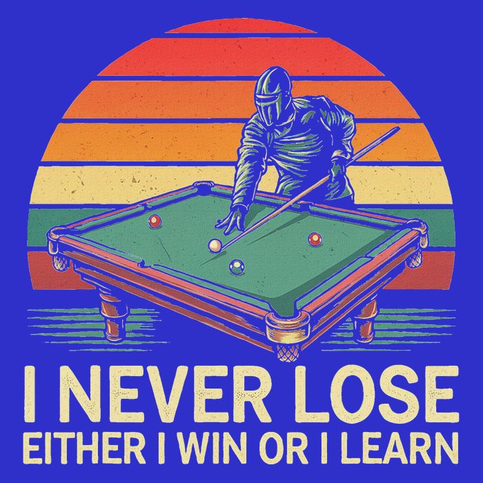 Billiard Pool I Never Lose Either Win Or I Learn Baby Bodysuit