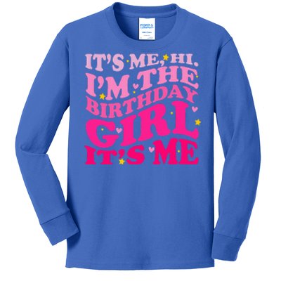 Birthday Party Its Me Hi Im The Birthday Its Me Kids Long Sleeve Shirt