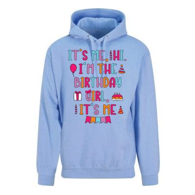 Birthday Party Its Me Hi Im The Birthday Girl Its Me Unisex Surf Hoodie