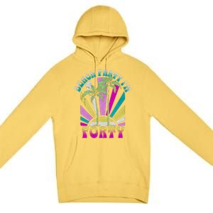 Beach Party I’M Forty Retro Sun Beach Premium Pullover Hoodie