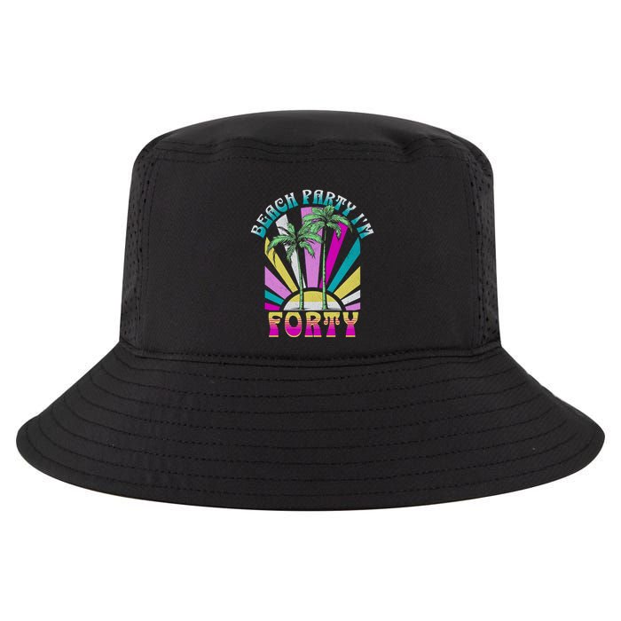 Beach Party I’M Forty Retro Sun Beach Cool Comfort Performance Bucket Hat