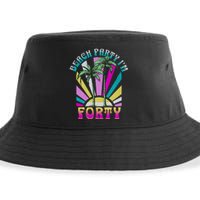 Beach Party I’M Forty Retro Sun Beach Sustainable Bucket Hat