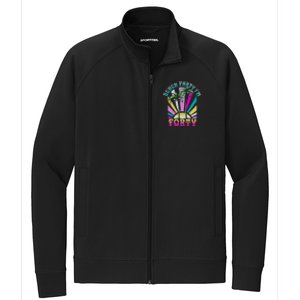 Beach Party I’M Forty Retro Sun Beach Stretch Full-Zip Cadet Jacket