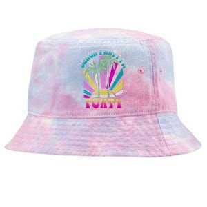 Beach Party I’M Forty Retro Sun Beach Tie-Dyed Bucket Hat