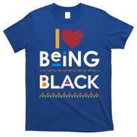 Black Power I Love Being Black Gift T-Shirt