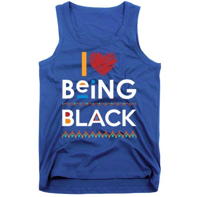 Black Power I Love Being Black Gift Tank Top