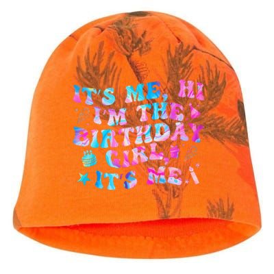 Birthday Party Its Me Hi Im The Birthday Girl Its Me  Kati - Camo Knit Beanie