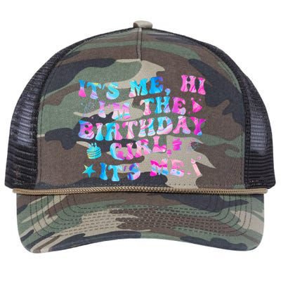 Birthday Party Its Me Hi Im The Birthday Girl Its Me  Retro Rope Trucker Hat Cap