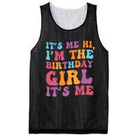 Birthday Party Its Me Hi Im The Birthday Girl Its Me Mesh Reversible Basketball Jersey Tank