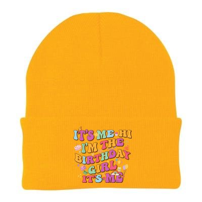 Birthday Party Its Me Hi Im The Birthday Girl Its Me Knit Cap Winter Beanie